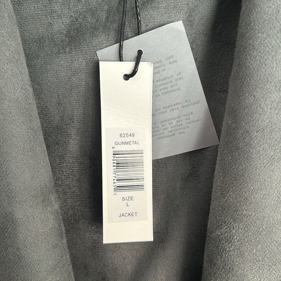 Bagatelle Collection New York Gun Metal Jacket Size Large. - Picture 3 of 4